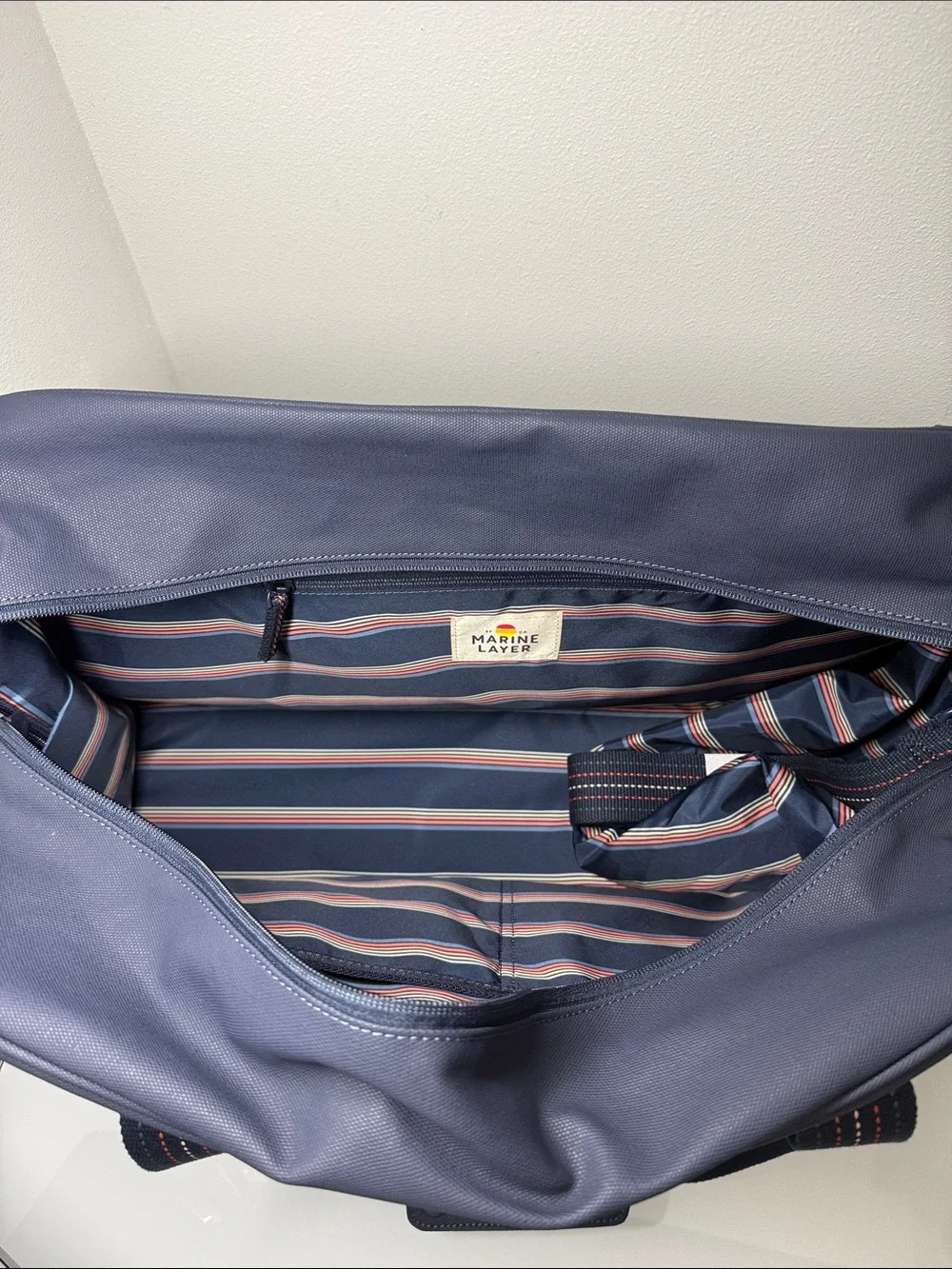 NEW Marine Layer Weekender Duffel Bag in Navy